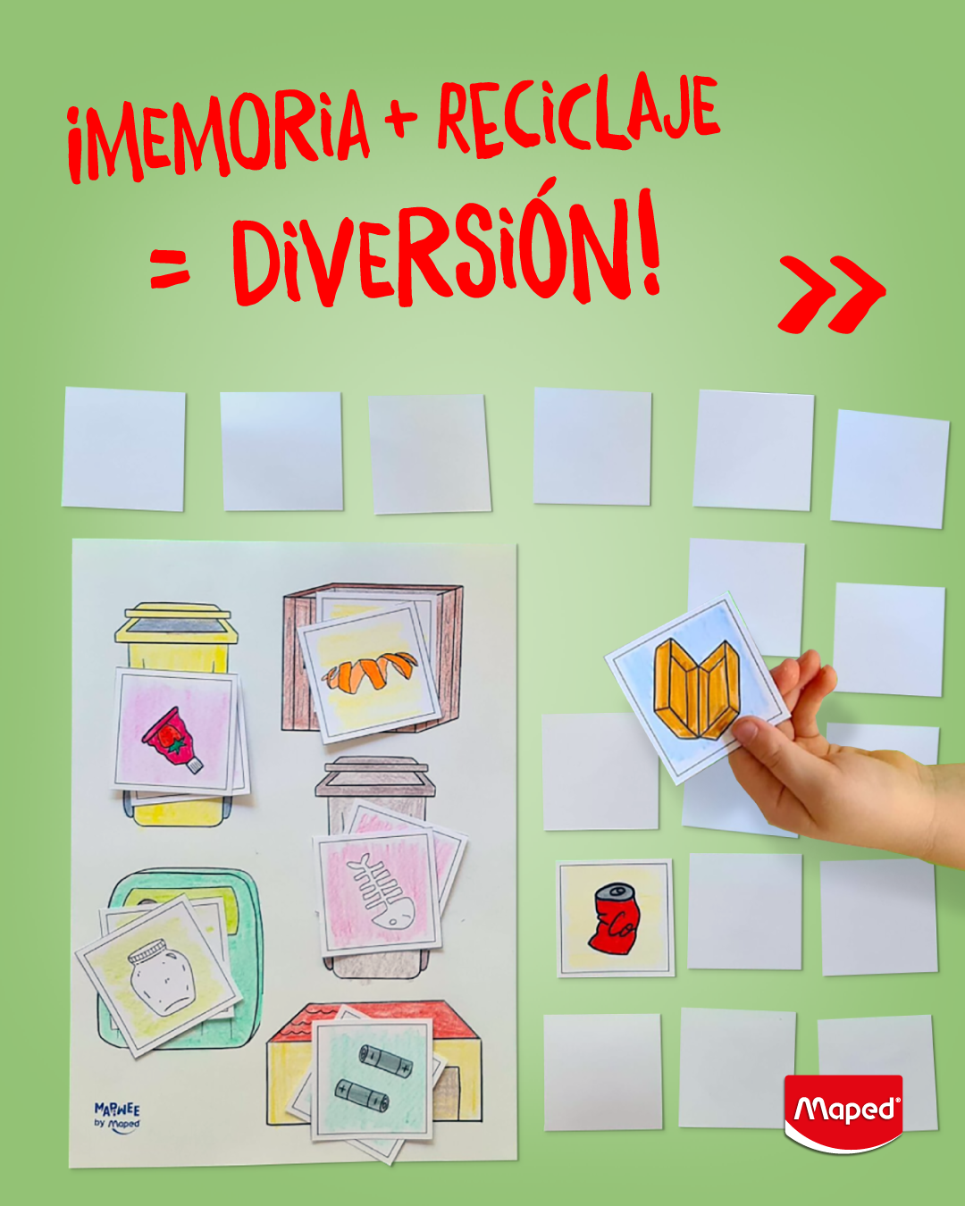 Memoria + reciclaje = ¡diversión!